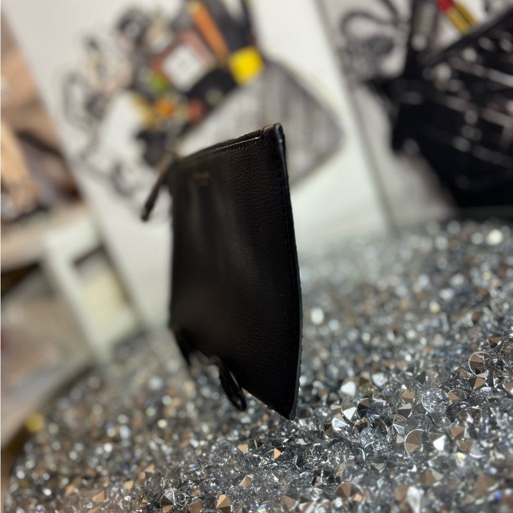 kate spade black leather wristlet pouch - Picture 6 of 10